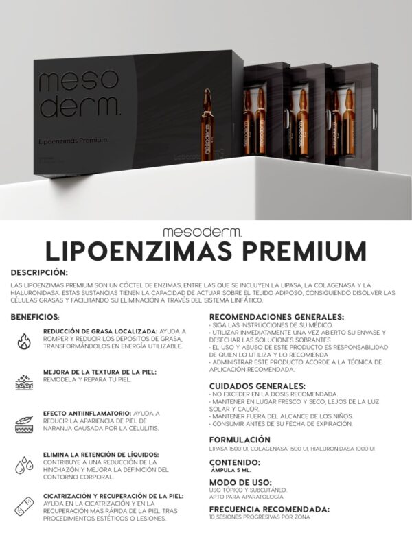 MESO DERM,LIPO ENCIMAS PREMIUM - Image 4