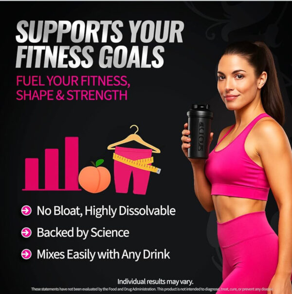 Creatine para el crecimiento del músculo de glúteo y piernas - Image 6